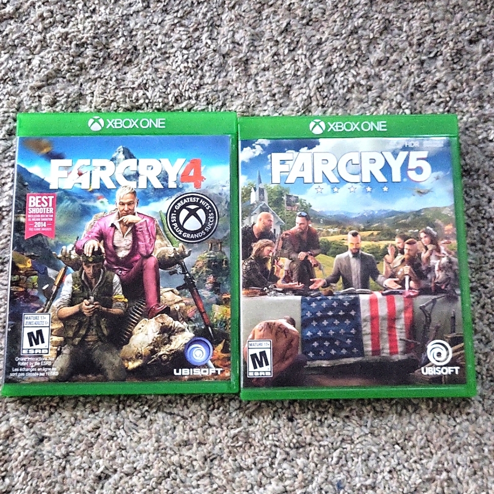 Far Cry 4 & 5 XBOX One Video Games